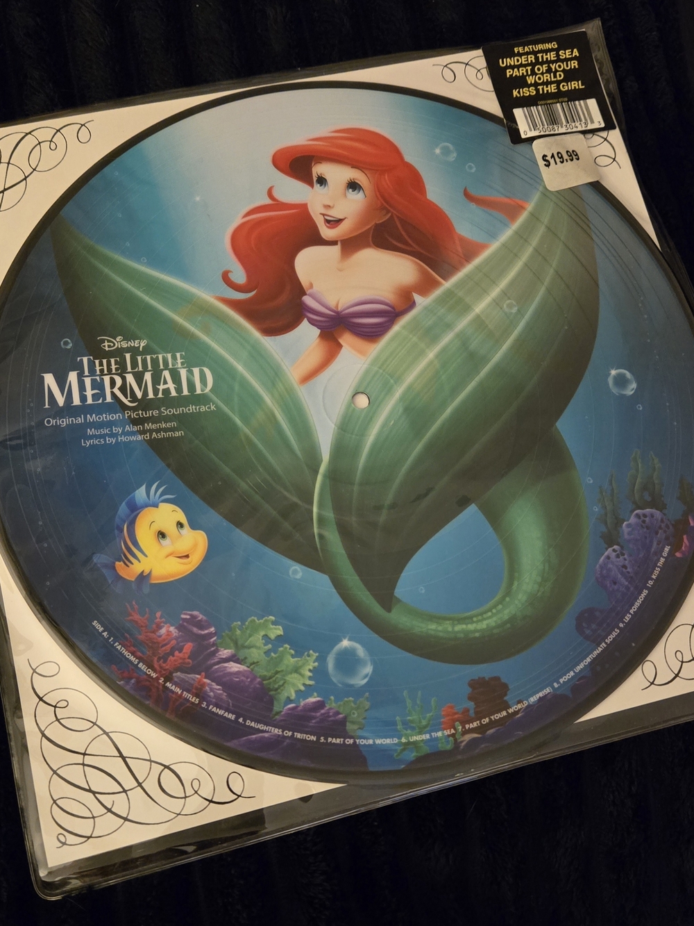 Disney The Little Mermaid Vinyl LP Picture Disc Limited Edition NIB